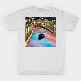 Midnight Row - Surreal/Collage Art T-Shirt